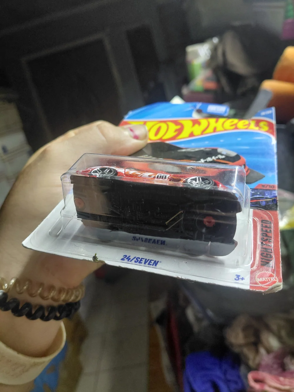 The Hot Wheels 24/Seven Nightspeed is a 1:64 scale diecast car modeled after tun